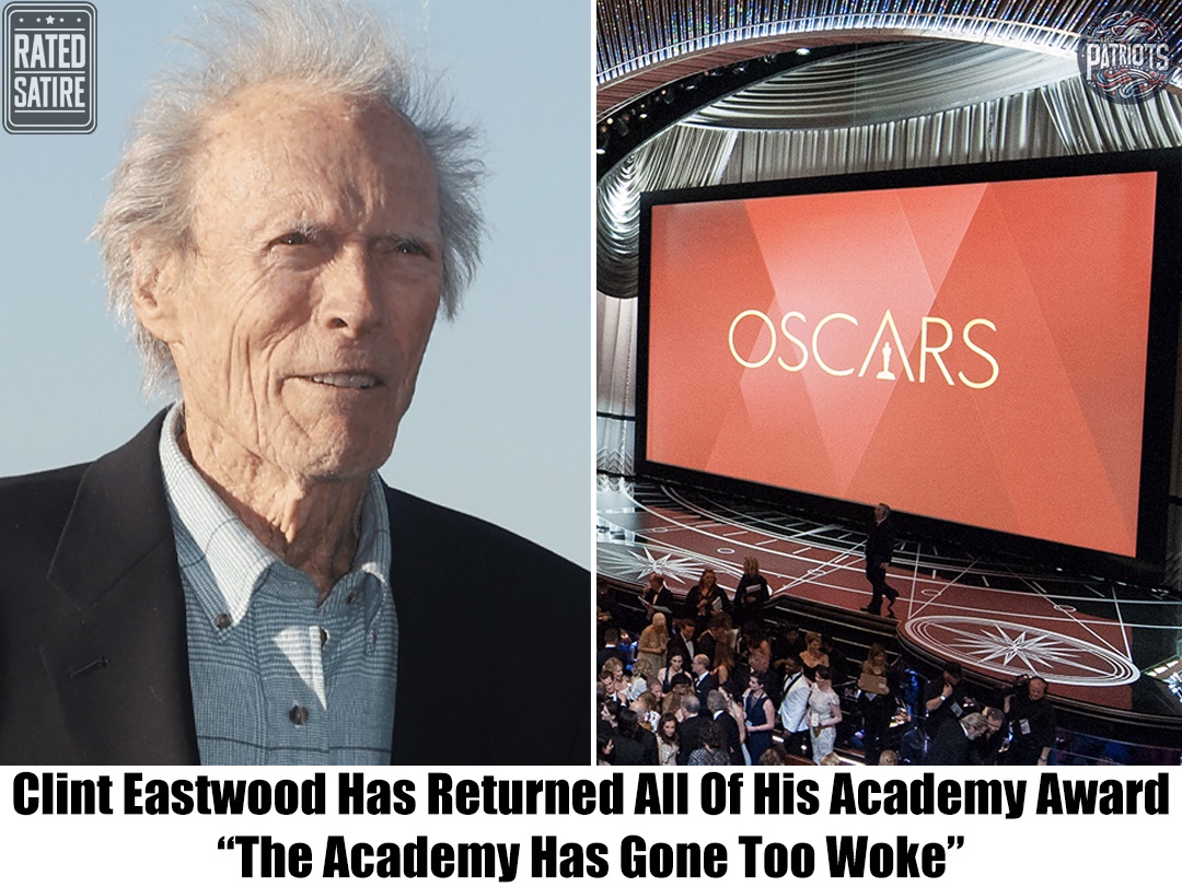 Breaking Clint Eastwood Returns Oscar, Says ‘It’s Become Too Much Woke