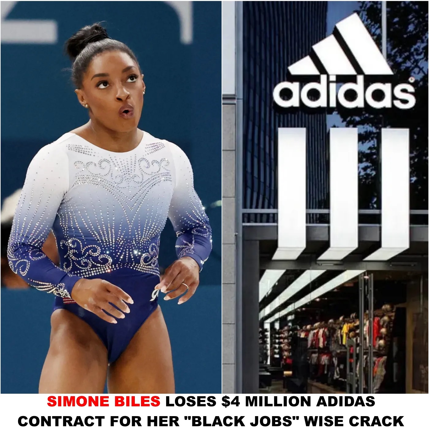 Simone Biles Loses 4 Million Adidas Contract Over Controversial